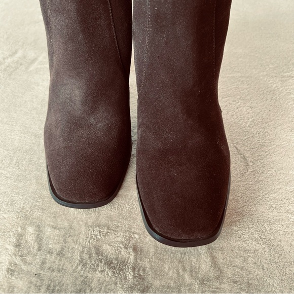REVOLVE MAHOGANY BROWN SUEDE TALL SLOUCHY BOOTS SIZE 10 NWT - Picture 8 of 8
